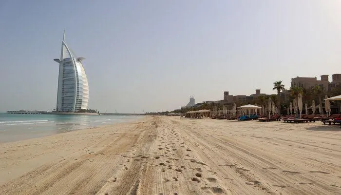 Beautiful view of Jumeirah beach