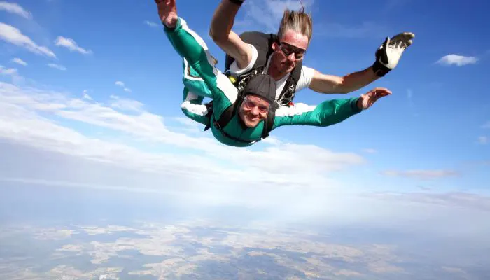 Accelerated Freefall skydiving