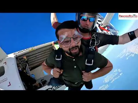 Breathtaking Jump by our customer in Dubai. We just organised Sky Dive Dubai for Mr. Pankaj Gupta.