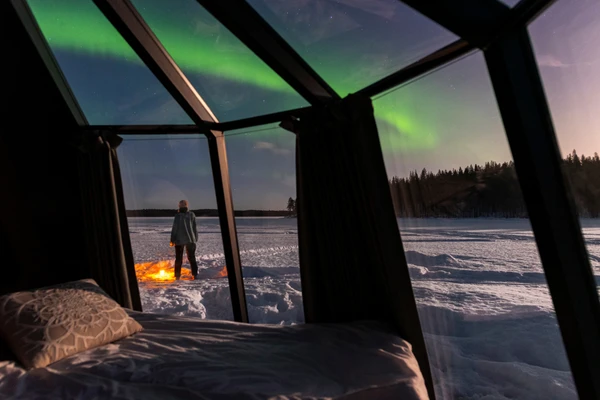 Cabins at Kakslauttanen Arctic Resort 