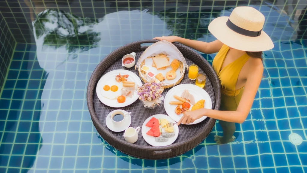 Maldives Adventure Activities - Floating Breakfast