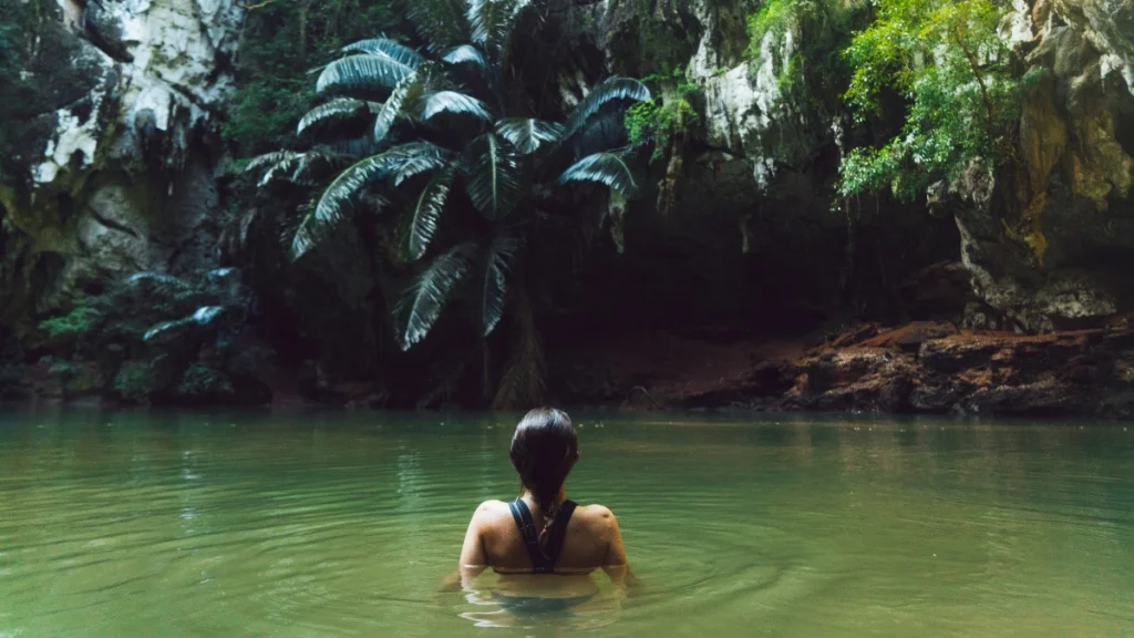 Swimming in Hidden Lagoons
