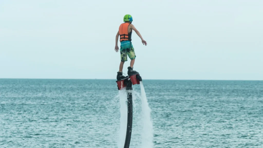flyboarding adventure  in Maldives
