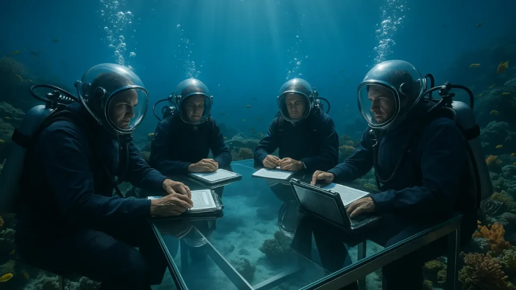 The First Underwater Cabinet Meeting